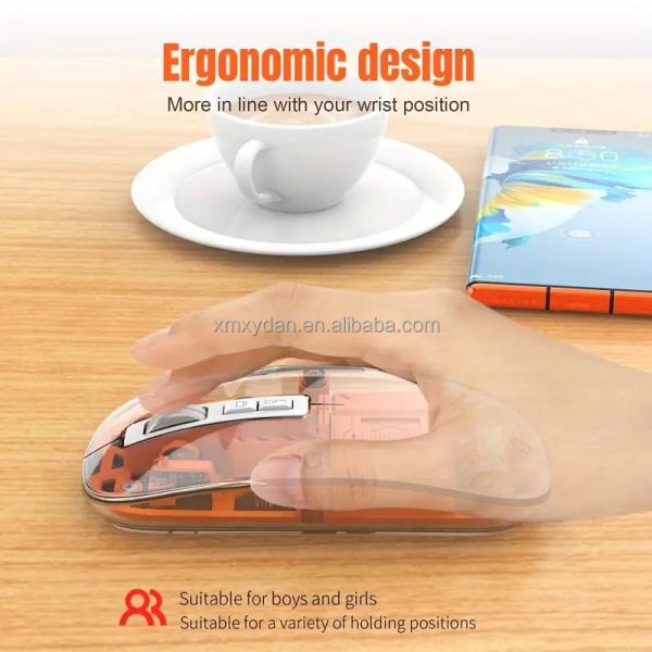 Programmable Wireless Gaming Mouse with RGB Backlight and Dual Mode Connectivity