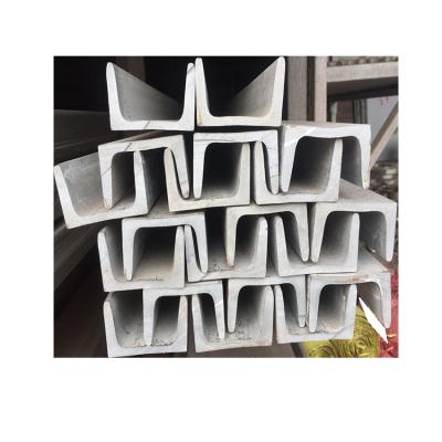 Unequal SS 304 C Channel GB GB JIS ERW Stainless Steel Profile