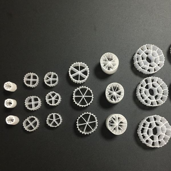 Белый HDPE подвижный фильтр MBBR 15*15mm для очистных сооружений/биофильтровых материалов