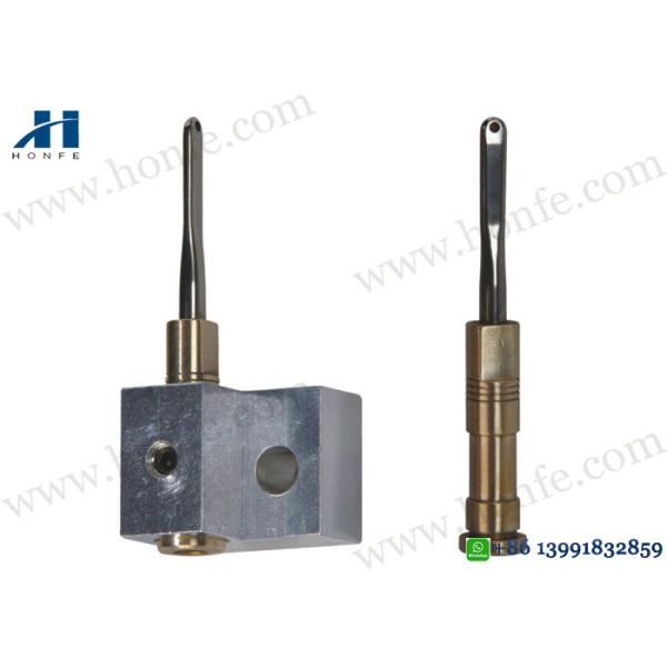 Titanio del telar de la materia textil que cubre la boca de la retransmisión de Picanol