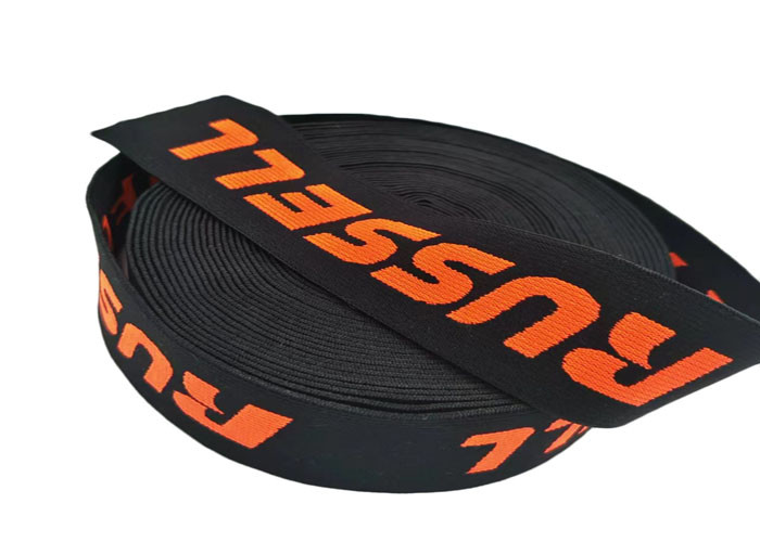 Ленты Waistband жаккарда Webbing 2 дюймов эластичные с изготовленным на заказ брендом