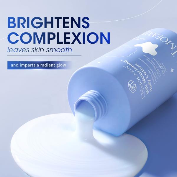 Crème pour le corps blanchissante au beurre de karité et au lait