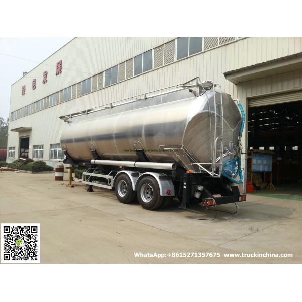 Aluminum Alloy  Wheat Flour Bulk Tanker with Tipping Hydraulic Cylinder (6000USG-10000USG ）whApp:+8615271357675