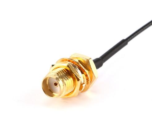 RF Pigtail 1.13MM SMA Connector Cable Assembly Indoor / Outdoor Use