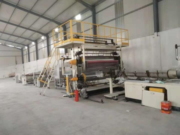Máquina de extrusão de placas de plástico de placas UV 300 kg/h Máquina de folha de mármore artificial de PVC