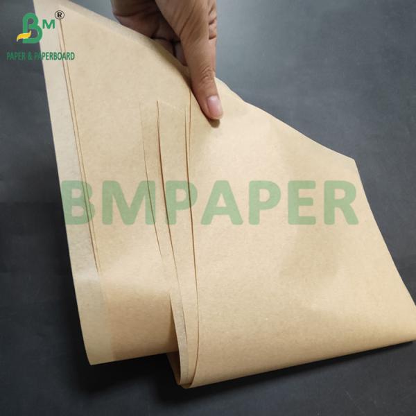 35gsm 40gsm Brown Greaseproof Sandwich Packaging Paper For Food Basket 700mm