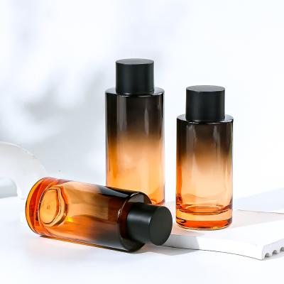 High-End Luxury Pump Bottle And Jar Cosmetic Set 100ml 120ml Moisturizer Makeup Spray Remover Glass Bottle