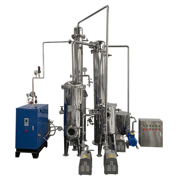 Destilação de vácuo de aço inoxidável do álcool etílico do evaporador de filme de queda 50L