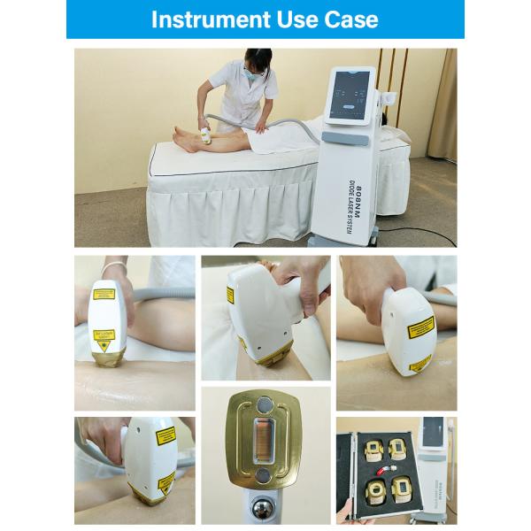 2000W Skin Rejuvenation Painless Hair Removal 808nm Diode Laser Machine