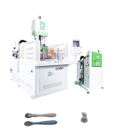 Baby Food Spoon Silicone-Coated Handle Molding Machine LSR High Elasticity