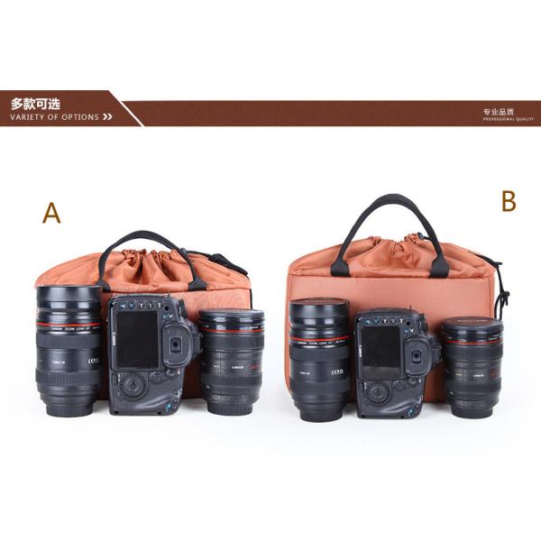 Customized Designs Camera Partition Insert Bag for Eco-friendly Lens Organization