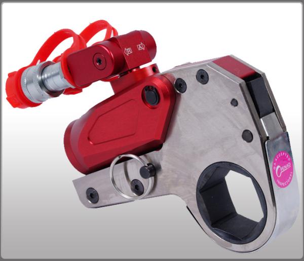 Low Profile Hydraulic Torque Wrench Bolt Tensioning Tool Hexagon Cassette Type