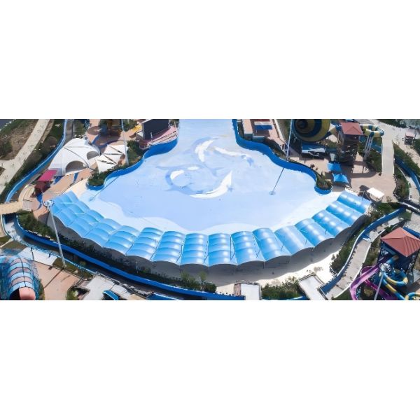 PTFE weatherproof structure for outdoor buildings