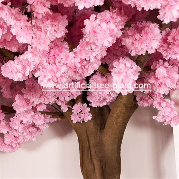 Eco Friendly Pink Artificial Cherry Blossom Tree Sakura Flower House Office Decoration
