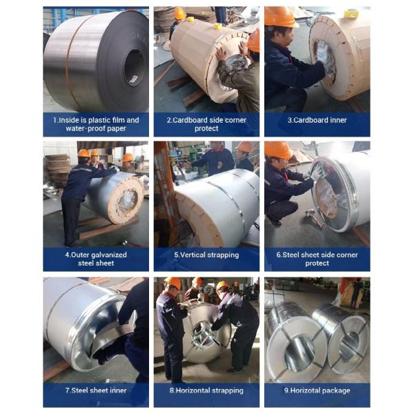 Z180 DX51D Galvanized Steel Coil High Strength 600mm Width Regular Spangle