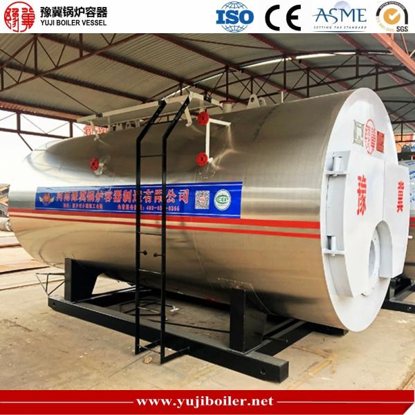 Natural Circulation Oil Powered Boiler , Thermal Oil Heater Boiler PLC Control