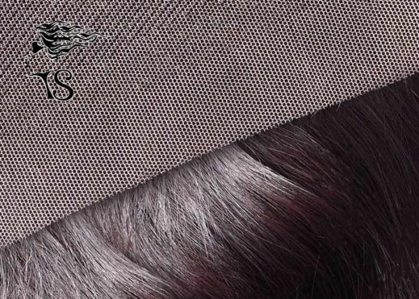 Long Straight Brazilian Lace Frontal Closure Virgin Human Hair / Top Closure Hair Piece