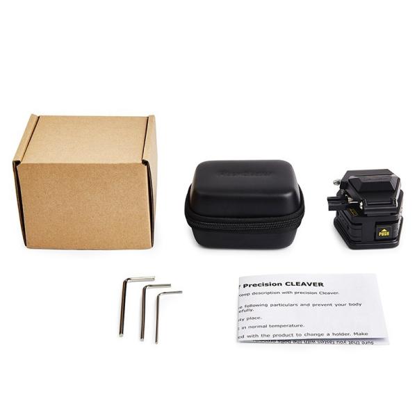 Black 6C Fiber Optic Cable Cleaver Optical Fiber Cleaver Cutter FTTH Tool