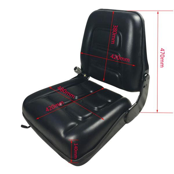 Седалище экскаватора сельскохозяйственной техники для вилочных погрузчиков Регулируемая спинка универсальные сиденья для тракторов