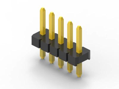 fabricante de Shenzhen da fileira do encabeçamento do pino de 1.27mm o único aplicou-se nos multimédios