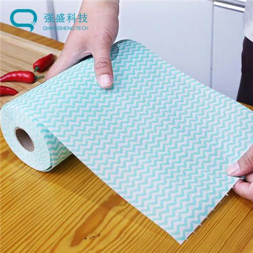Oficinas preguiçosas da transformação de produtos alimentares de pano 55GSM do antibacteriano 25cm do absorvente de limpeza da graxa