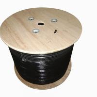 Cabo do PVC do HDPE Cat6 Lan Cable 0.55mm CCA Cat6 do cabo ethernet SFTP para exterior