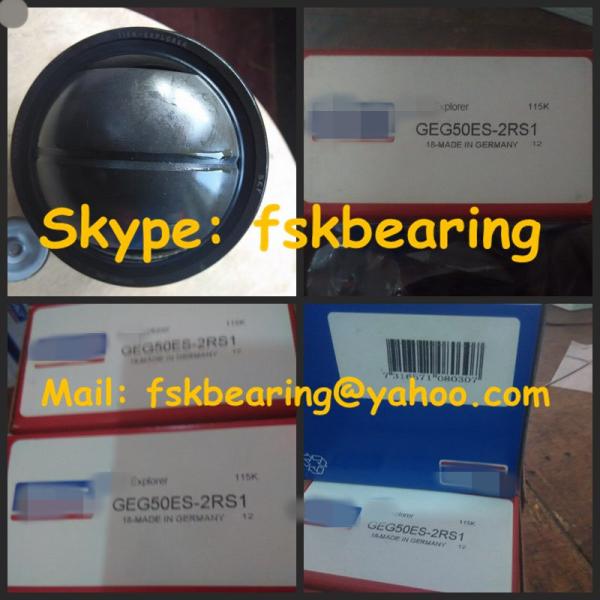 Single Slit Radial Load Ball Bearings with Chrome Steel , Stainless Steel