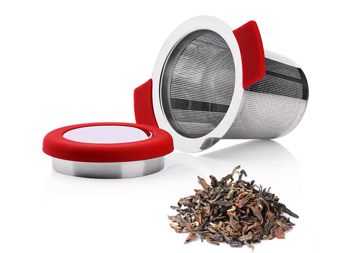 Силикон Sus430 регулирует чай Infuser 100x65mm дополнительный точный