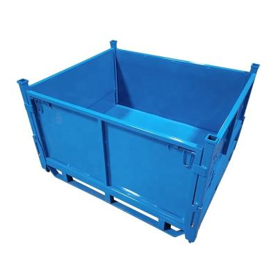 Easy-to- Powder Coating Finish Storage Containers for Industrial Warehouse Stacking