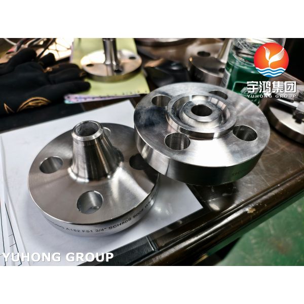 ASTM A182 F51 S31803 Duplex Steel Forged Weldneck Flange 150#-2500# B16.5