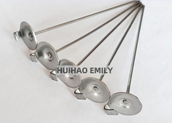 Removable Blanket Insulation Anchor Pin Nails With Self Locking Washer