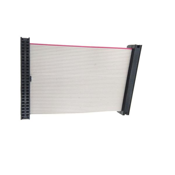 50 Pin 1mm Flat Ribbon Cable Assembly With Idc Socket 2.0mm Brass Gold Plated Connector