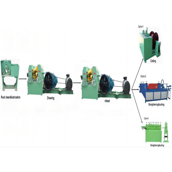 Ребристая машина чертежа 75kw провода машины/стали стального прута