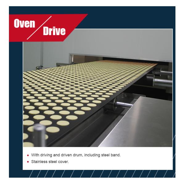 Synchronizing Pneumatic Tension System Industrial Electric Commercial Belt Conveyors For Biscuit