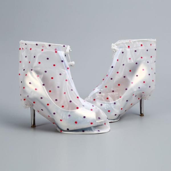 Waterproof Plastic High Heel Boots Rain Shoes Cover For Rain,  ankle Boot Foldable Waterproof Rain Shoes covers