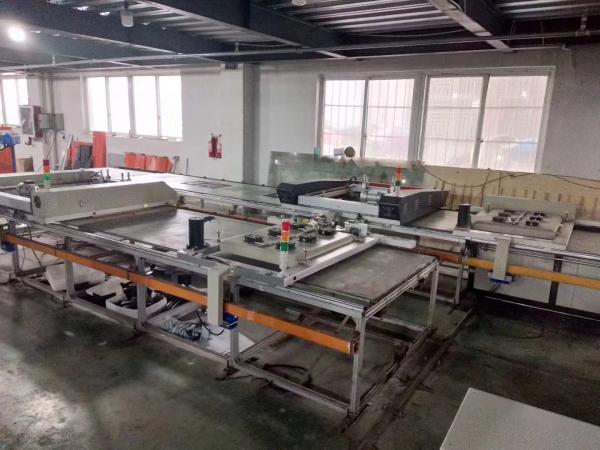 Textile T Shirt Automatic Flat Screen Printing Machine Shoes Package 1.3KW