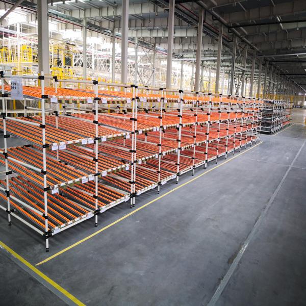 Rolled Steel Carton Flow Racking Adjustable Metal Customized