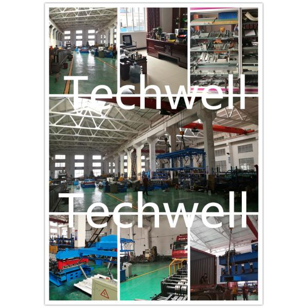 7.5KW High Speed Double Deck / Layer Roll Forming Machine With Automatic Hydraulic Cutting