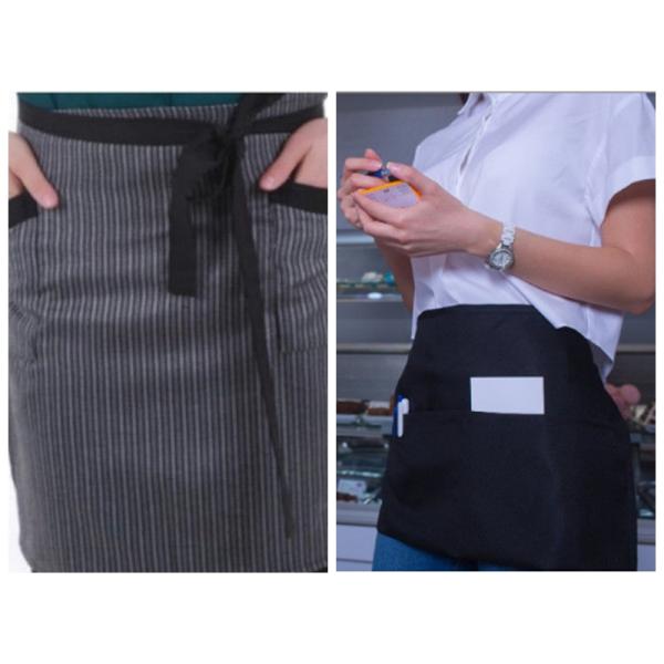 Рисберма талии прочной кухни носки работы ресторана комфорта половинная с карманами 