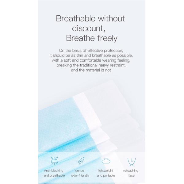 Non Woven Face Mask Surgical Disposable 3 Ply Protect Youself From Others