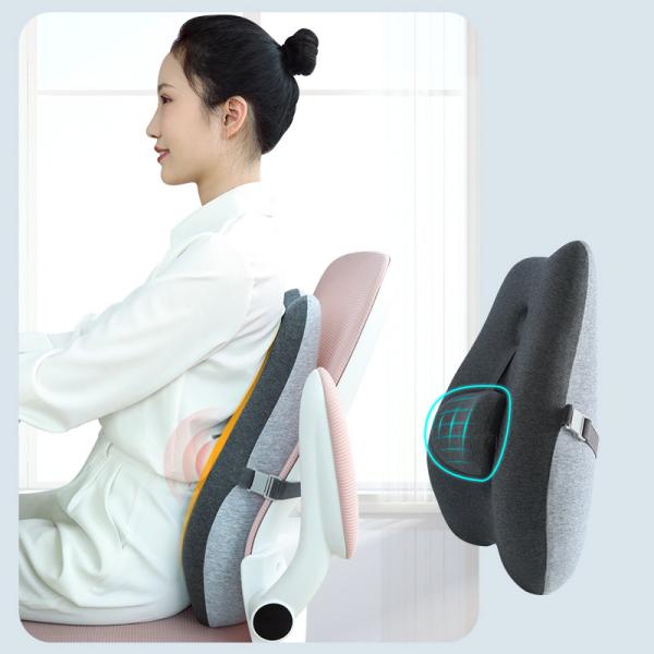 1kg Customized Color Memory Foam Lumbar Support Pillow for Car Seat and Office Chair
