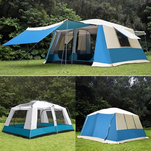 ISO9001 8 Persons 166*122in Winter Backpacking Tent