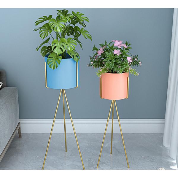 Nordic Round 30cm Diameter Metal Flower Stand