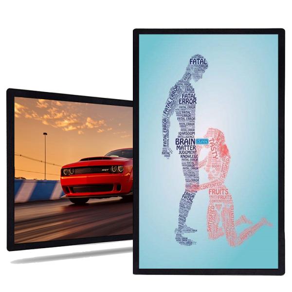 55 inch tv display ultra slim small bezel LCD advertising digital signage