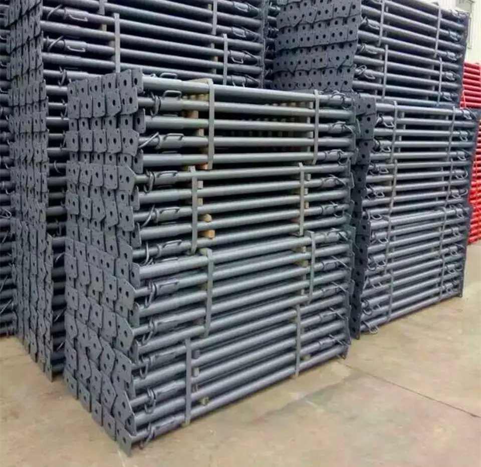 Adjustable Height Scaffolding Steel Props Powder Coated Finish Heavy Duty
