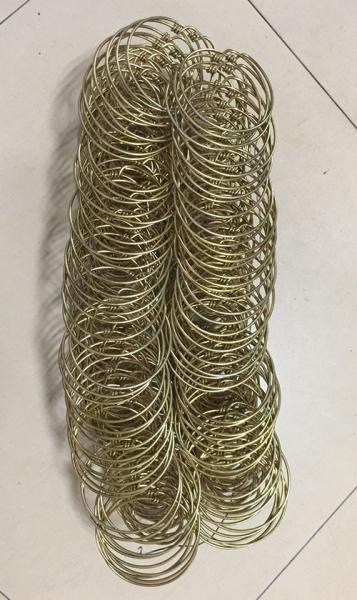 Gold Plated Furniture Coil Springs For Sofa Cushion High Termaperature Treatment