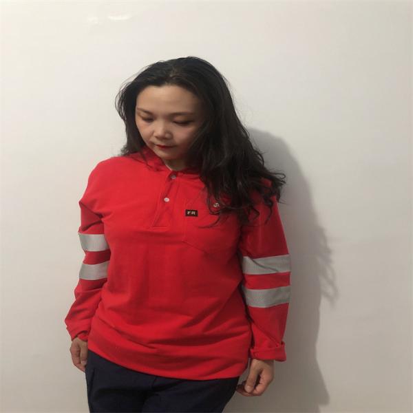 O fogo da segurança impermeabiliza 100 a taxa CN88 12 de Vis Hoodie HRC2 do algodão olá!