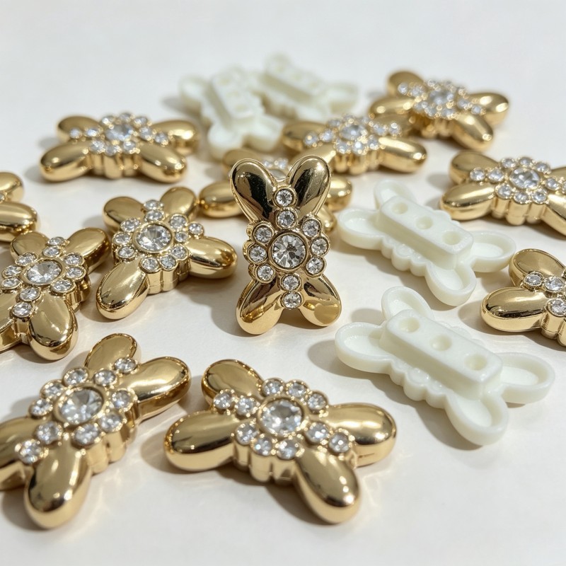 Vintage Style Plastic Shoe Buckles Featuring Pin Buckle Closure For Footwear Repair
