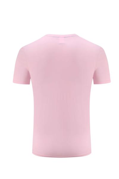 Pink Color 160gsm All Cotton Tee Shirts For Women