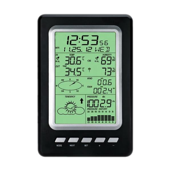 Quick Outdoor Access High Accuracy Temperature And More With 6 In 1 Weather Station